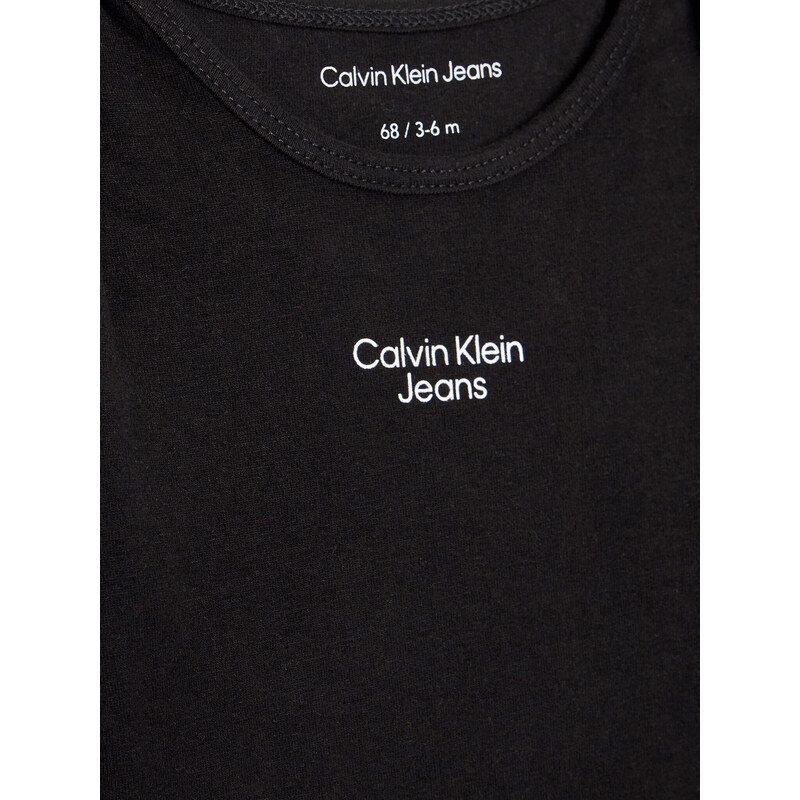 Set 2 parov otroških bodijev Calvin Klein Jeans