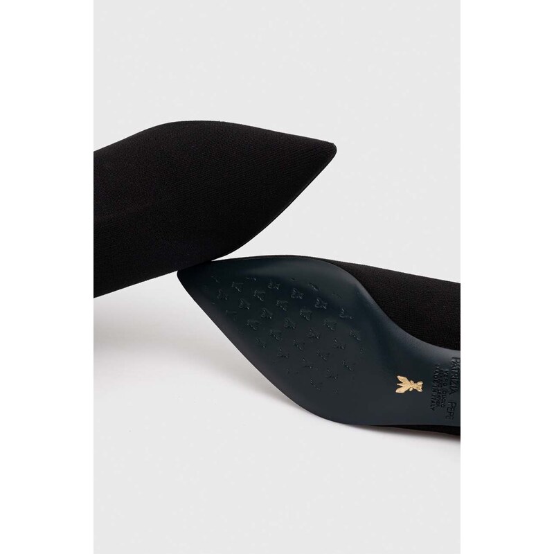 Elegantni škornji Patrizia Pepe ženski, črna barva, 2Y0014 K156 K103