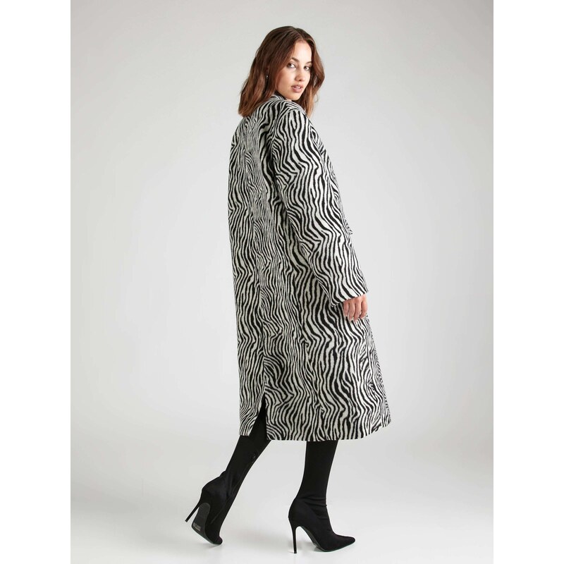 ABOUT YOU x Emili Sindlev Prehoden plašč 'Thora' črna / bela