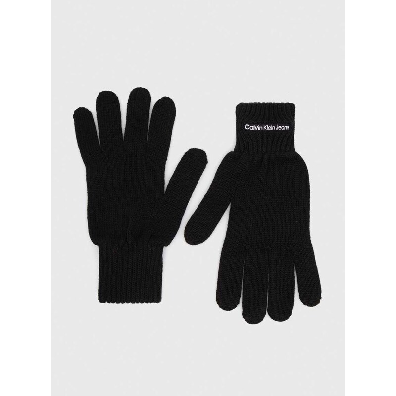 Rokavice Calvin Klein Jeans moški, črna barva