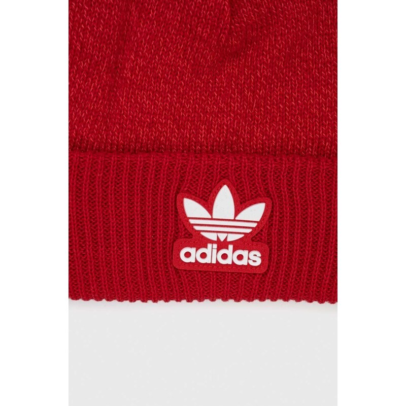 Kapa adidas Originals rdeča barva
