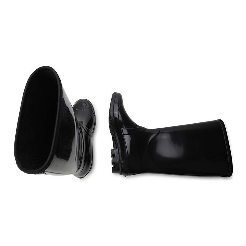 Otroški gumijasti škornji Karl Lagerfeld črna barva