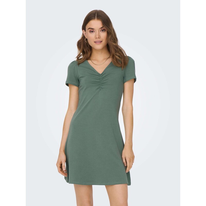 ONLY Obleka temno zelena