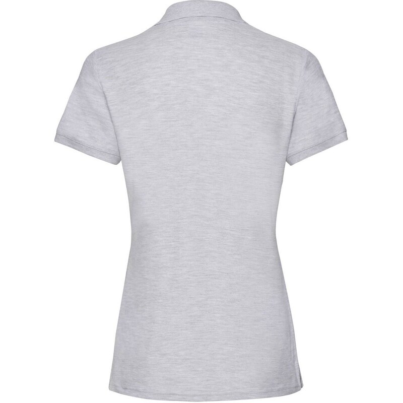 Grey Polo Fruit of the Loom Women's T-shirt