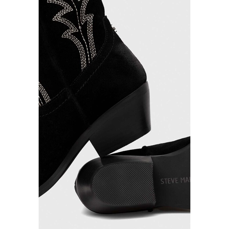 Kavbojski škornji Steve Madden Wildcard ženski, črna barva, SM11002715
