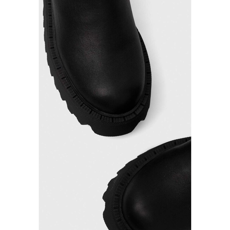 Elegantni škornji Steve Madden Outsource ženski, črna barva, SM11002706