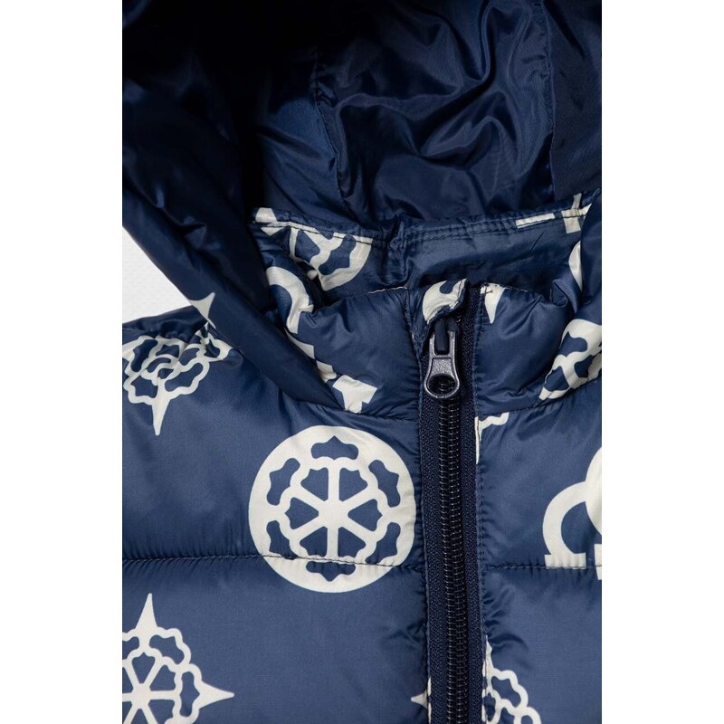 Otroška jakna Guess mornarsko modra barva