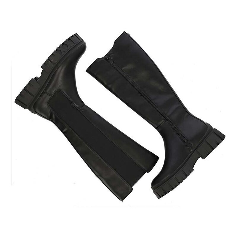 Elegantni škornji Mexx Meddy ženski, črna barva, MXTY025601W