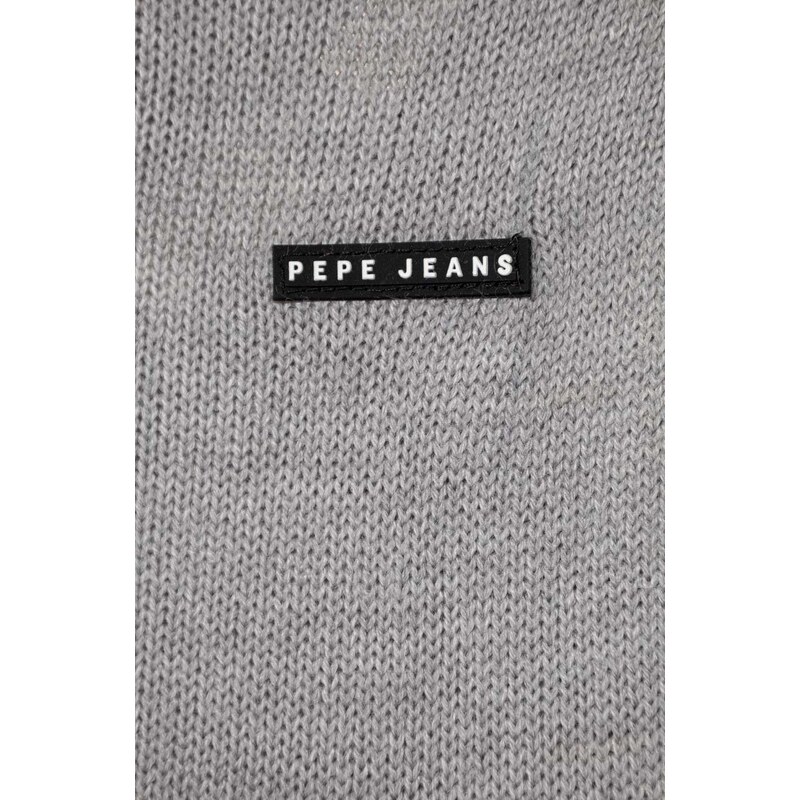 Otroški pulover Pepe Jeans siva barva