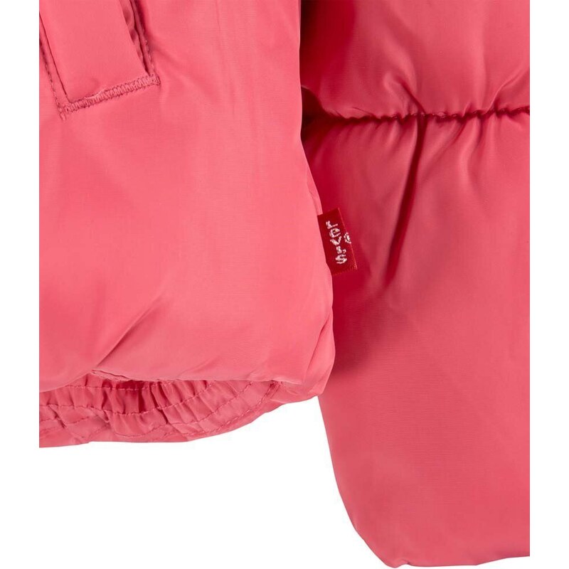 Otroška jakna Levi's roza barva