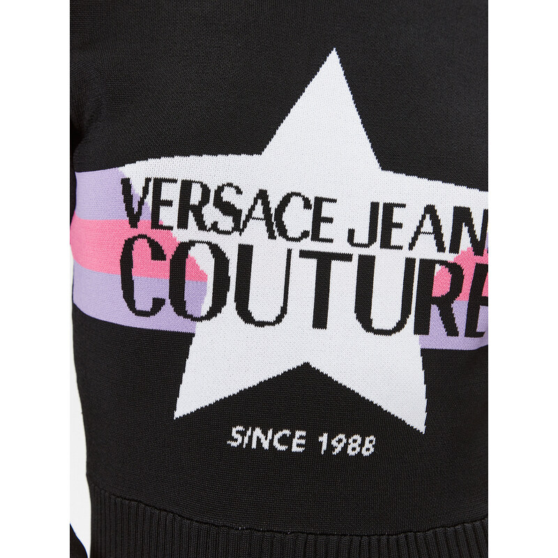 Pletena obleka Versace Jeans Couture