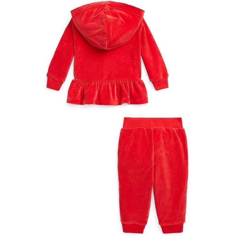 Trenirka za dojenčka Polo Ralph Lauren rdeča barva