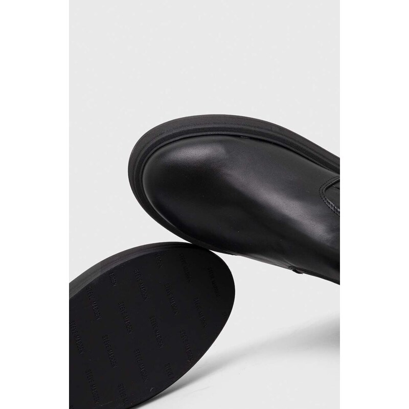 Elegantni škornji Steve Madden Heavenly ženski, črna barva, SM11002725