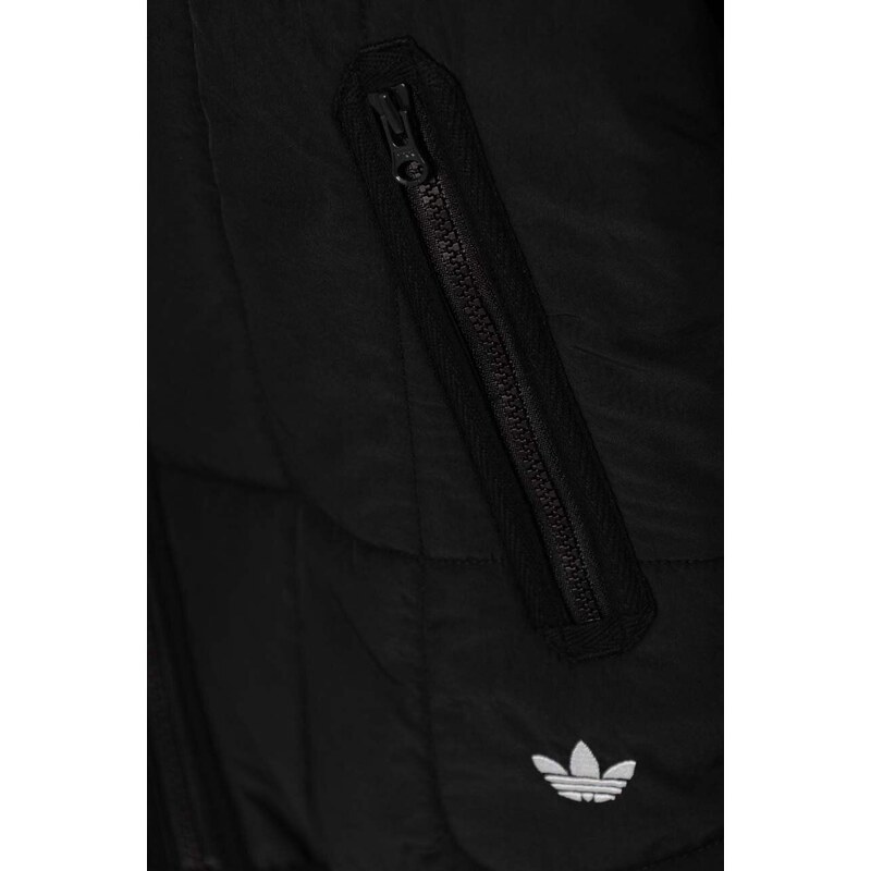 Otroška jakna adidas Originals črna barva
