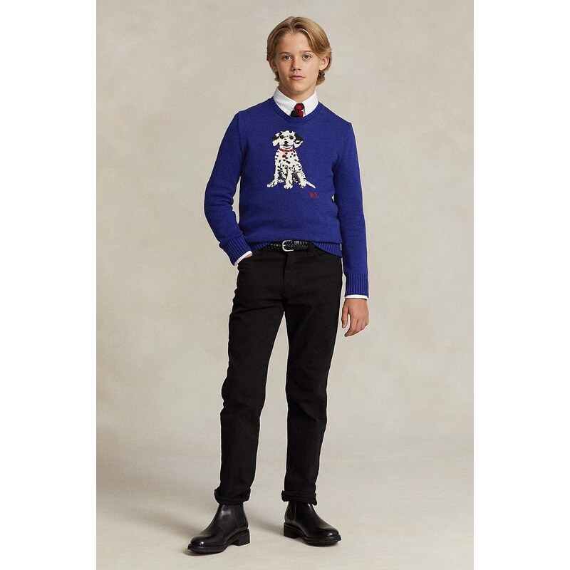 Otroški bombažen pulover Polo Ralph Lauren