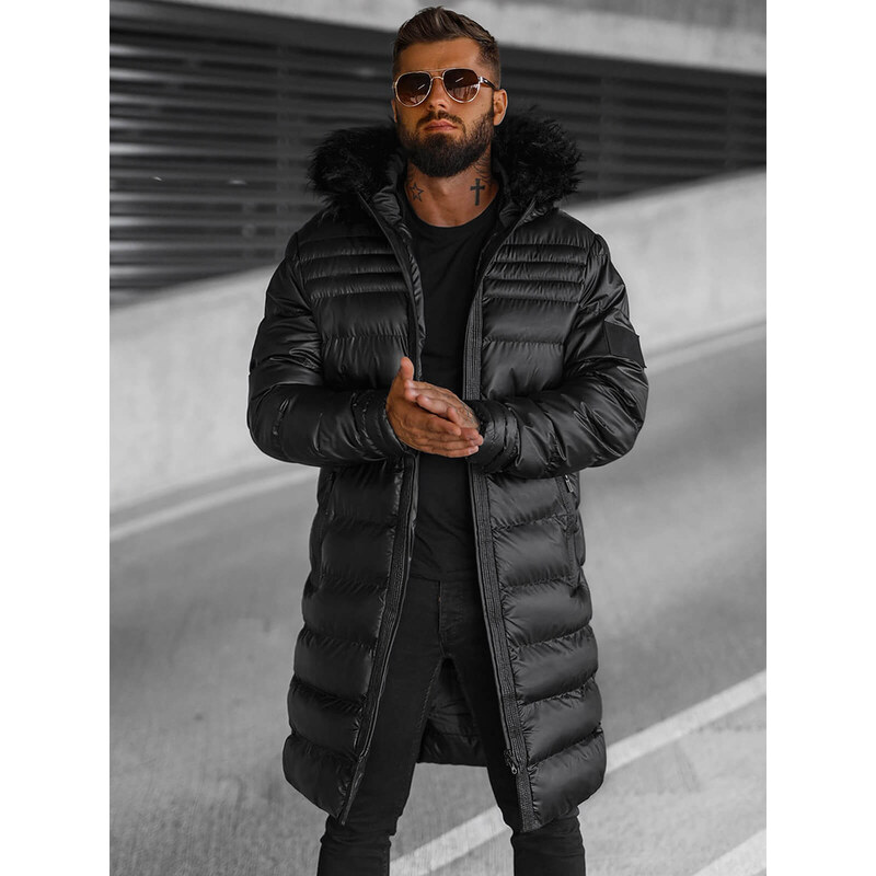 Moška zimska jakna črna OZONEE O/M801Z