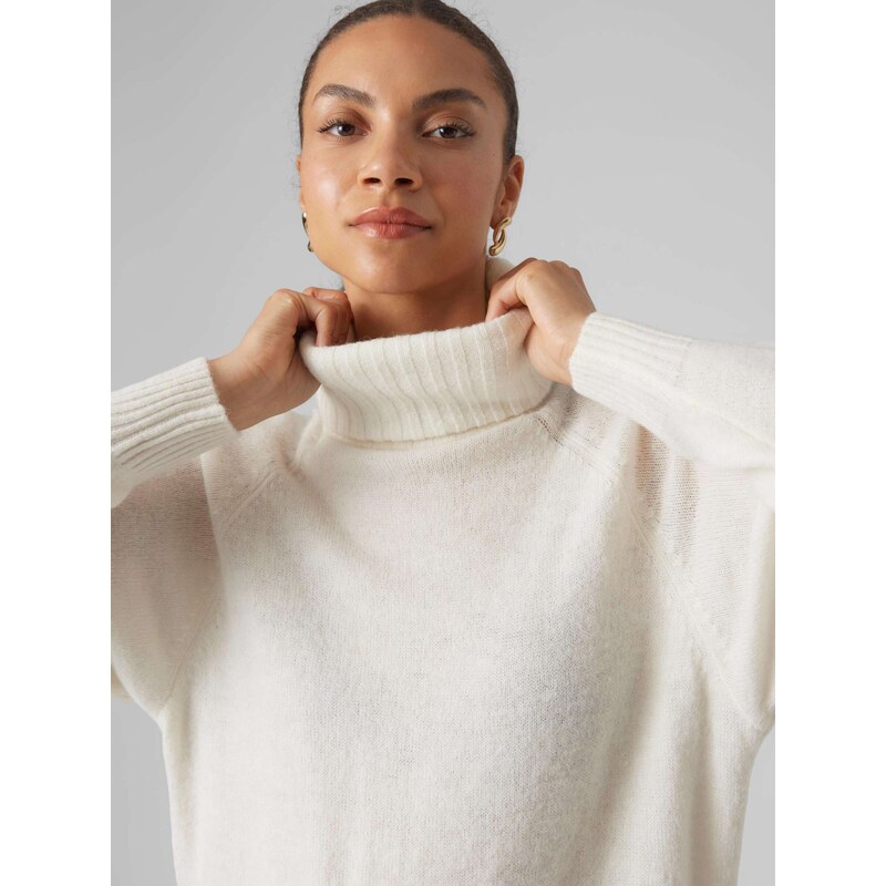 VERO MODA Pletena obleka 'Daniela' bež