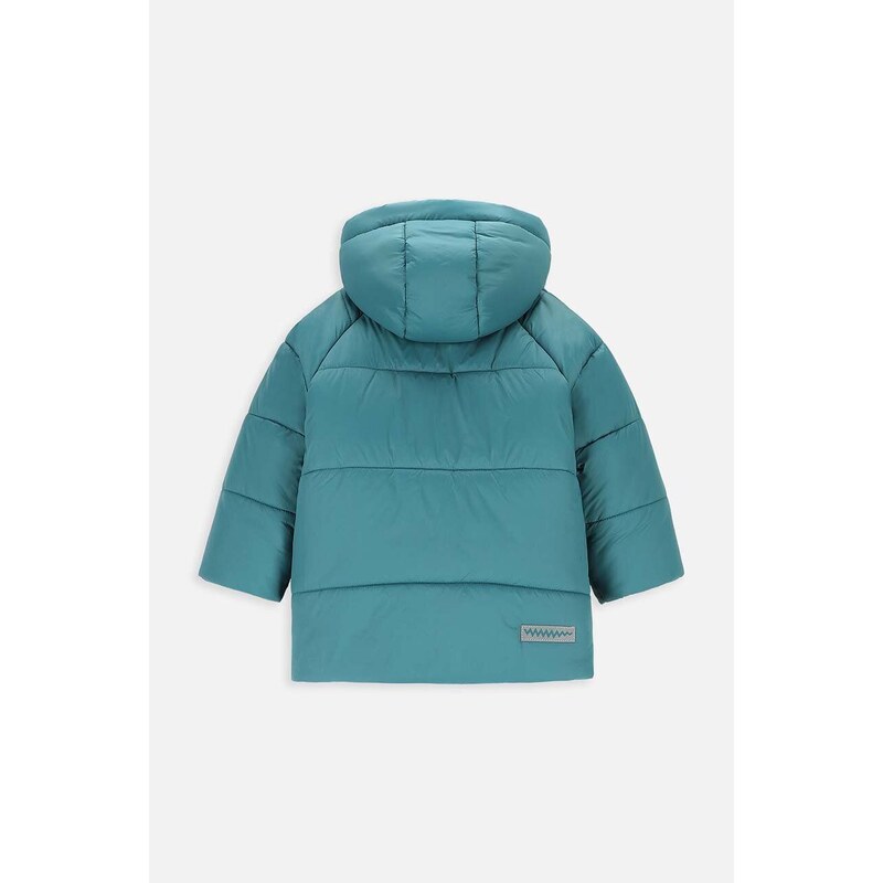 Otroška zimska jakna Coccodrillo zelena barva