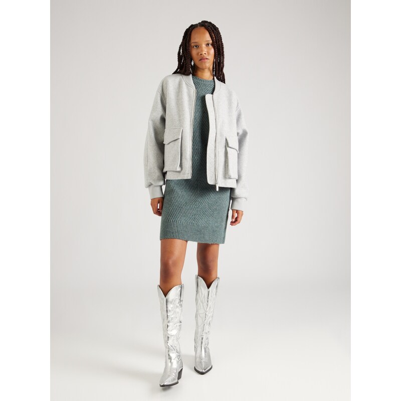 ABOUT YOU Pletena obleka 'Branka' večbarvno zelena