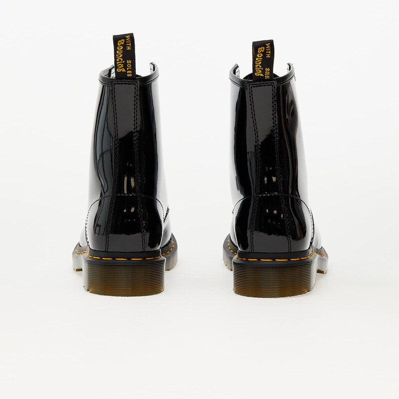 Dr. Martens 1460 Patent Leather Lace Up Boots Black
