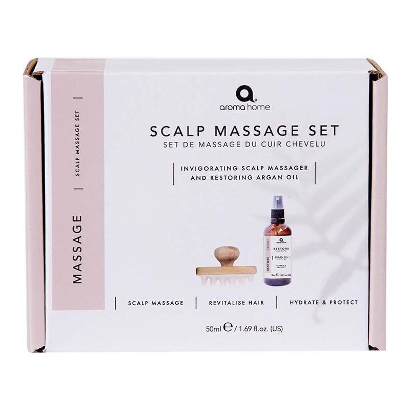 Komplet za masažo lasišča Aroma Home Home Scalp Massage Set