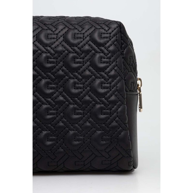 Kozmetična torbica Guess črna barva