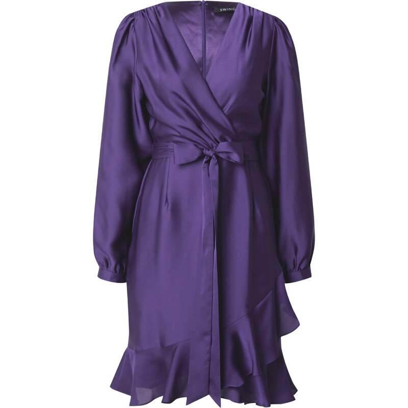 SWING Koktejl obleka robida