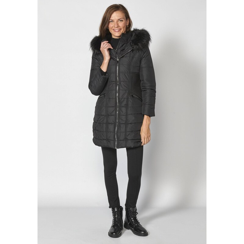 KOROSHI Zimska jakna črna