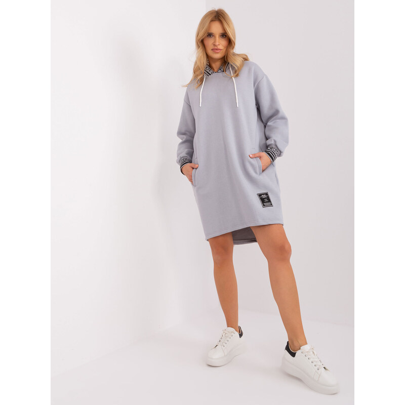 RELEVANCE Tunic-RV-TU-9224.95P-Grey