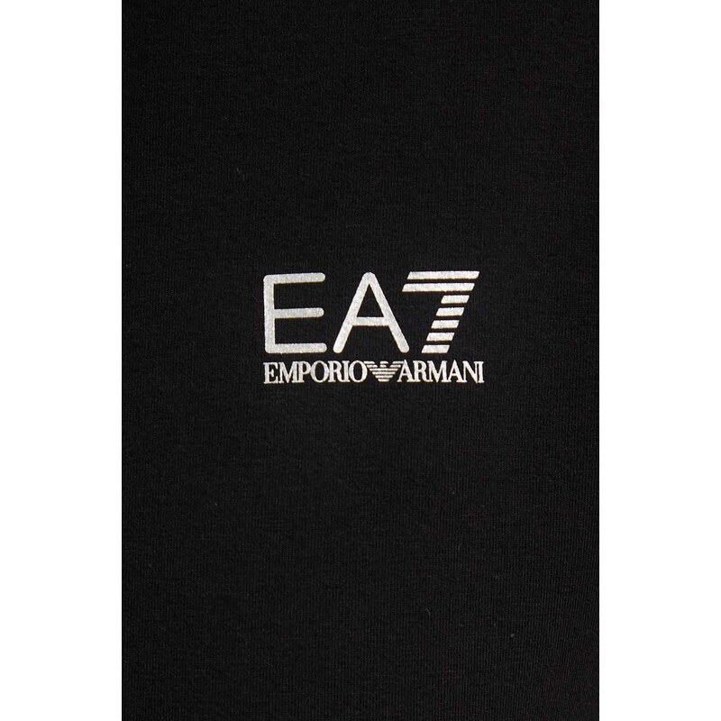 Trenirka EA7 Emporio Armani ženski, črna barva
