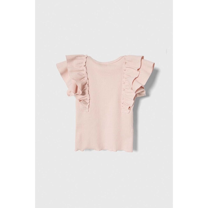 Otroška kratka majica Jamiks roza barva