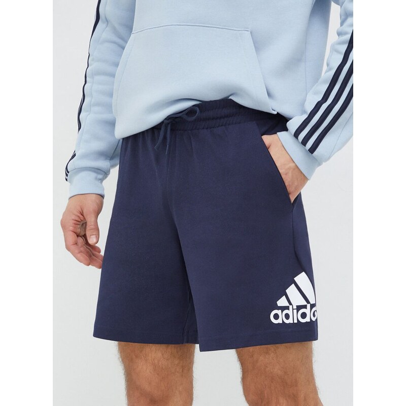 Kratke hlače adidas moški, mornarsko modra barva