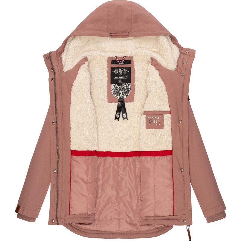 MARIKOO Zimska jakna 'Bikoo' rjava / rjasto rjava