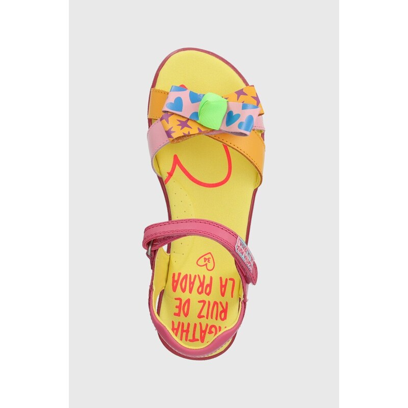 Otroški usnjeni sandali Agatha Ruiz de la Prada