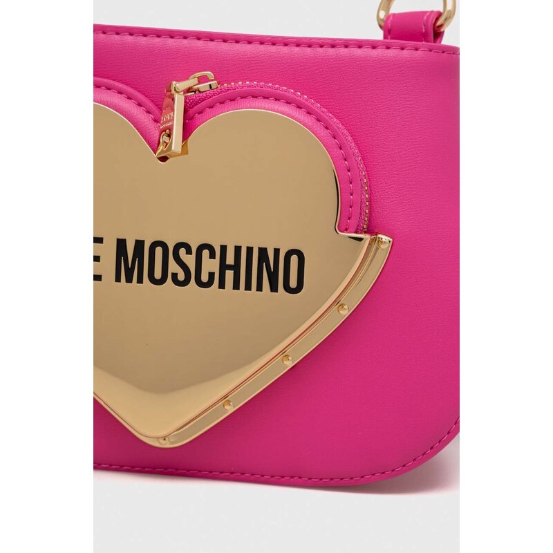 Torbica Love Moschino roza barva