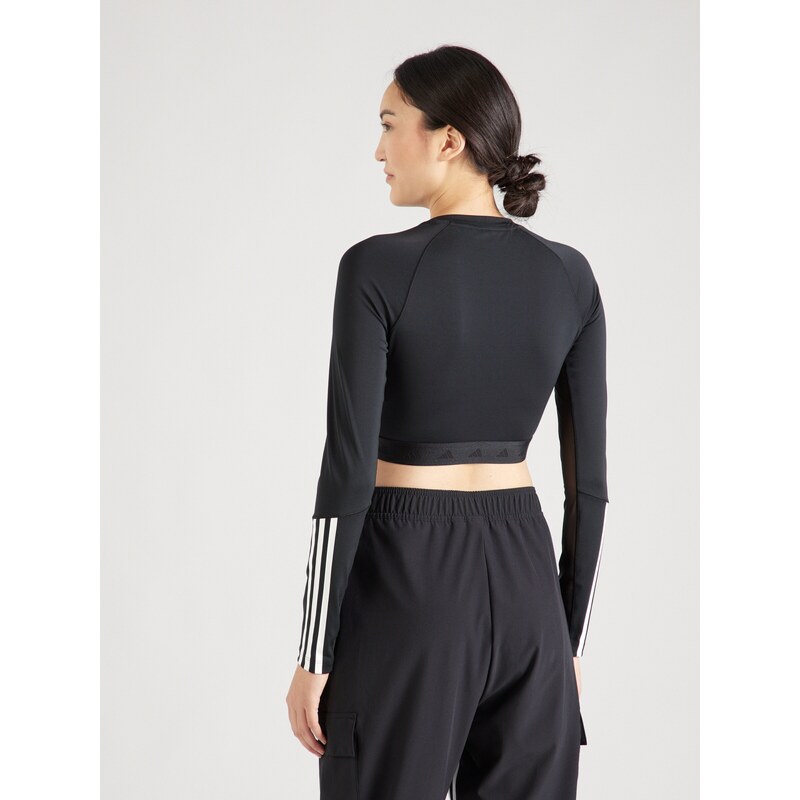 ADIDAS PERFORMANCE Funkcionalna majica 'Hyperglam' črna / bela