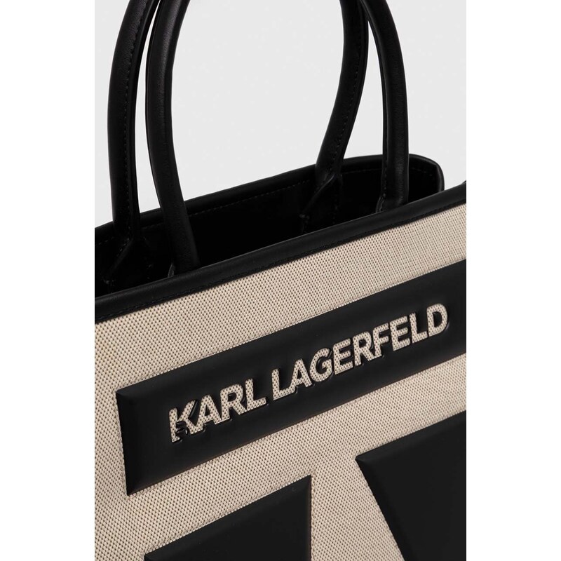 Torbica Karl Lagerfeld bež barva