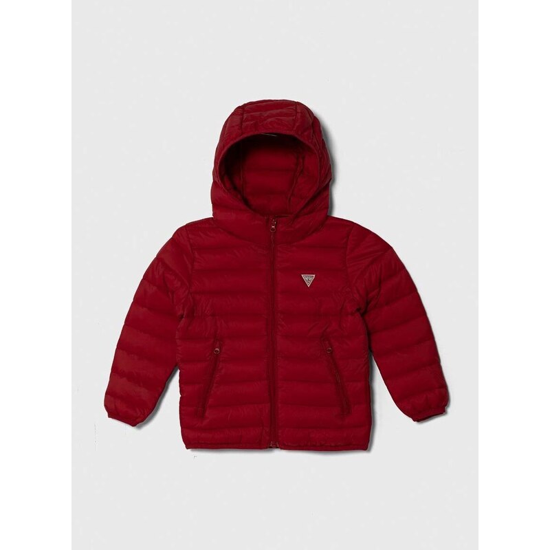 Otroška jakna Guess rdeča barva