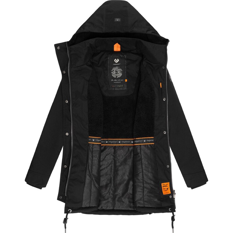 Ragwear Zimska jakna 'Tunned' črna