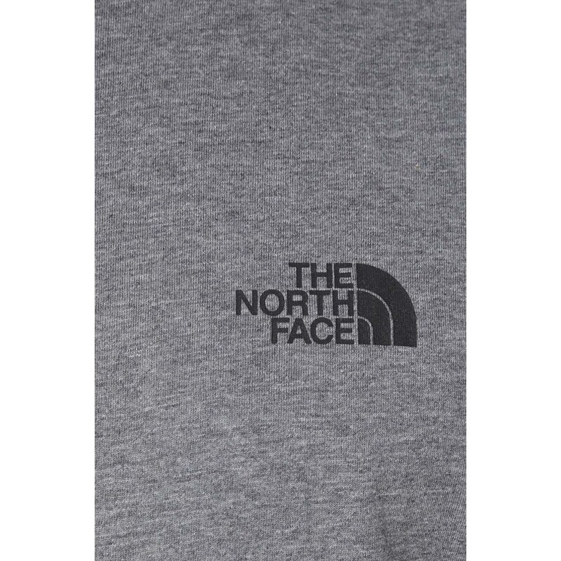 Kratka majica The North Face M S/S Simple Dome Tee moška, siva barva, NF0A87NGDYY1