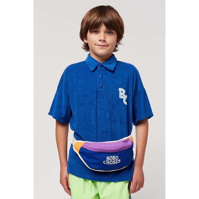 Otroška opasna torbica Bobo Choses mornarsko modra barva