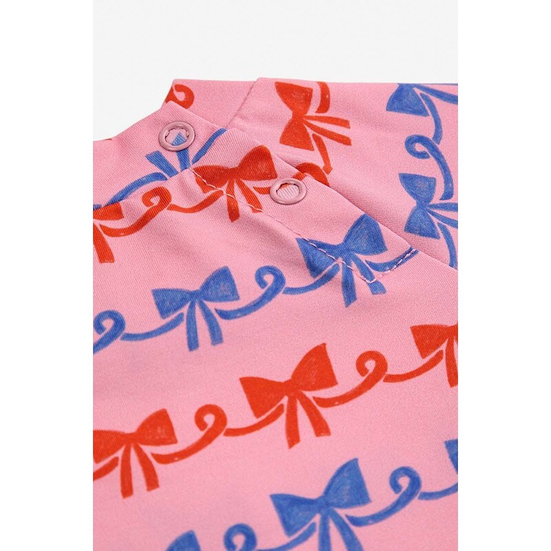 Otroška plavalna kratka majica Bobo Choses roza barva