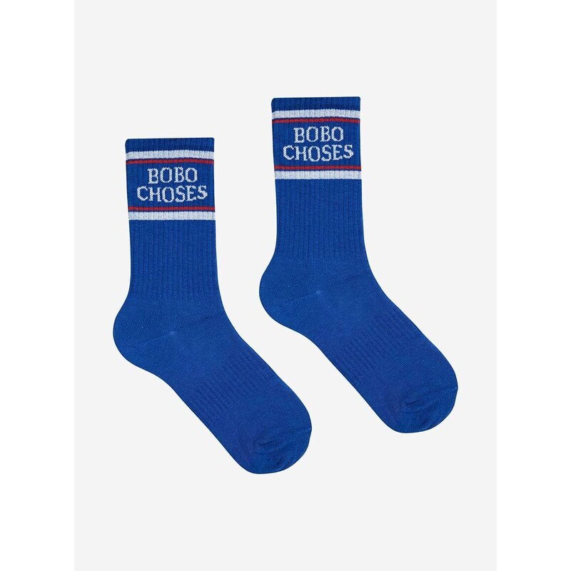 Otroške nogavice Bobo Choses mornarsko modra barva