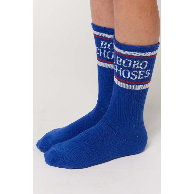 Otroške nogavice Bobo Choses mornarsko modra barva