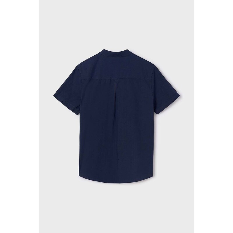 Otroška bombažna srajca Mayoral mornarsko modra barva