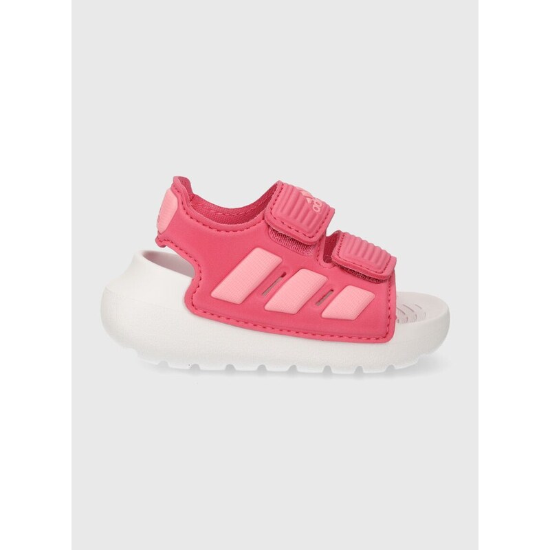 Otroški sandali adidas ALTASWIM 2.0 I roza barva