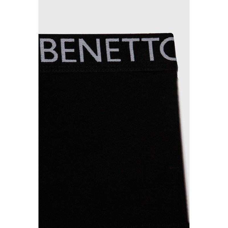 Otroške boksarice United Colors of Benetton 2-pack črna barva
