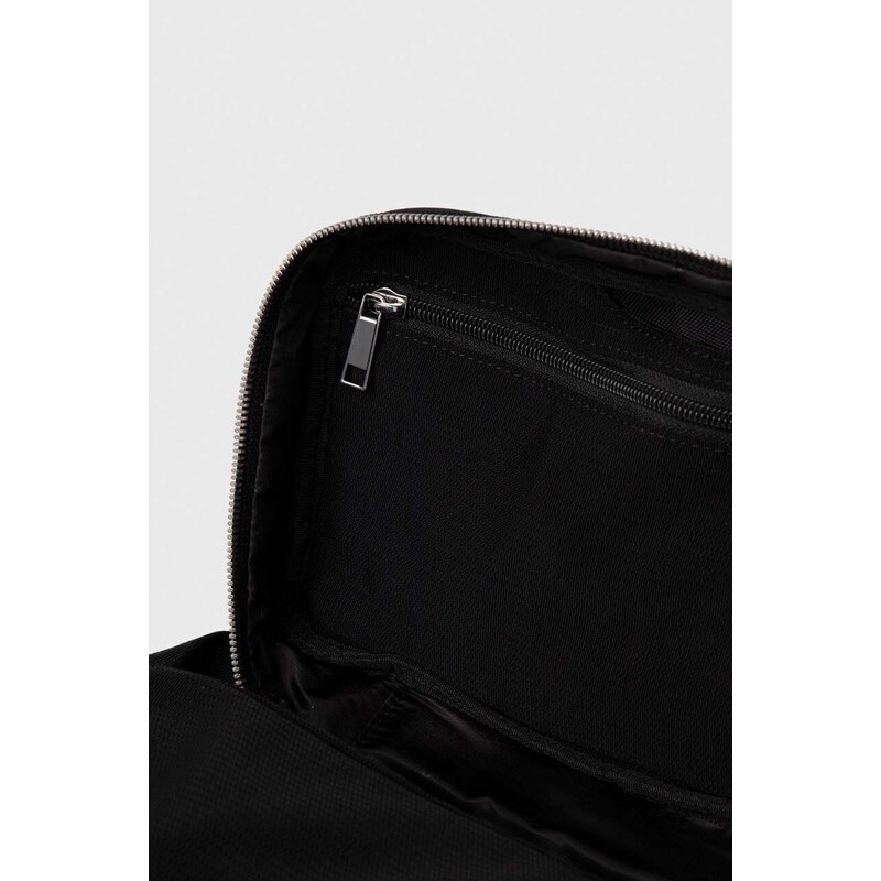 Kozmetična torbica BOSS črna barva