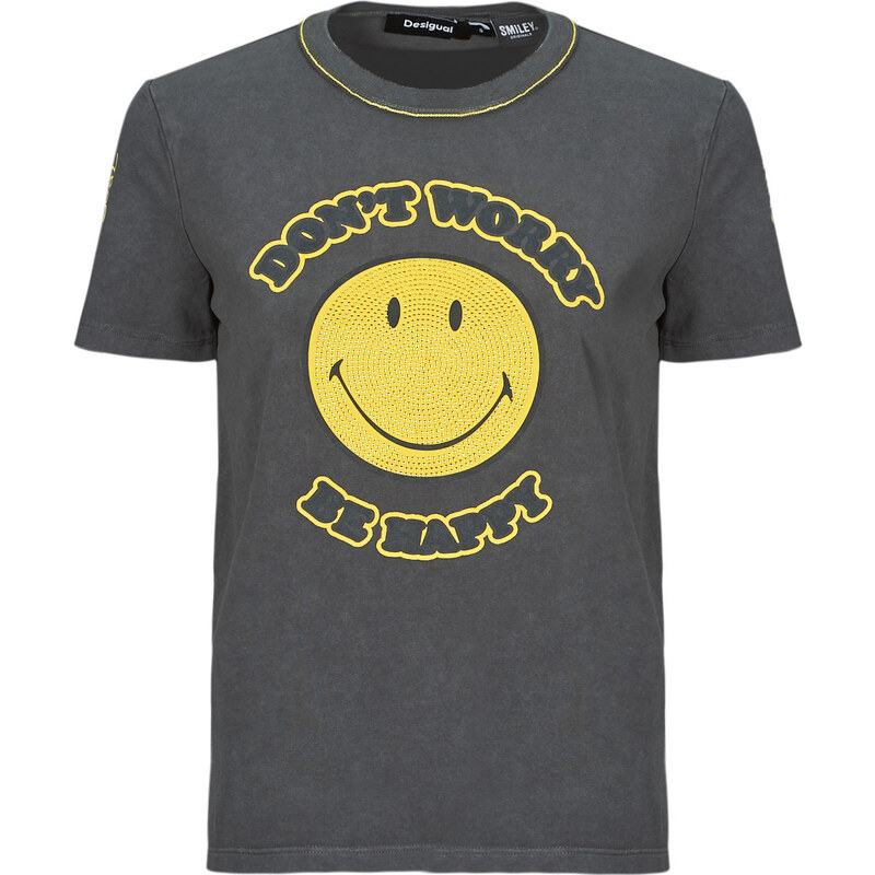 Desigual Majice s kratkimi rokavi TS_MORE SMILEY Desigual