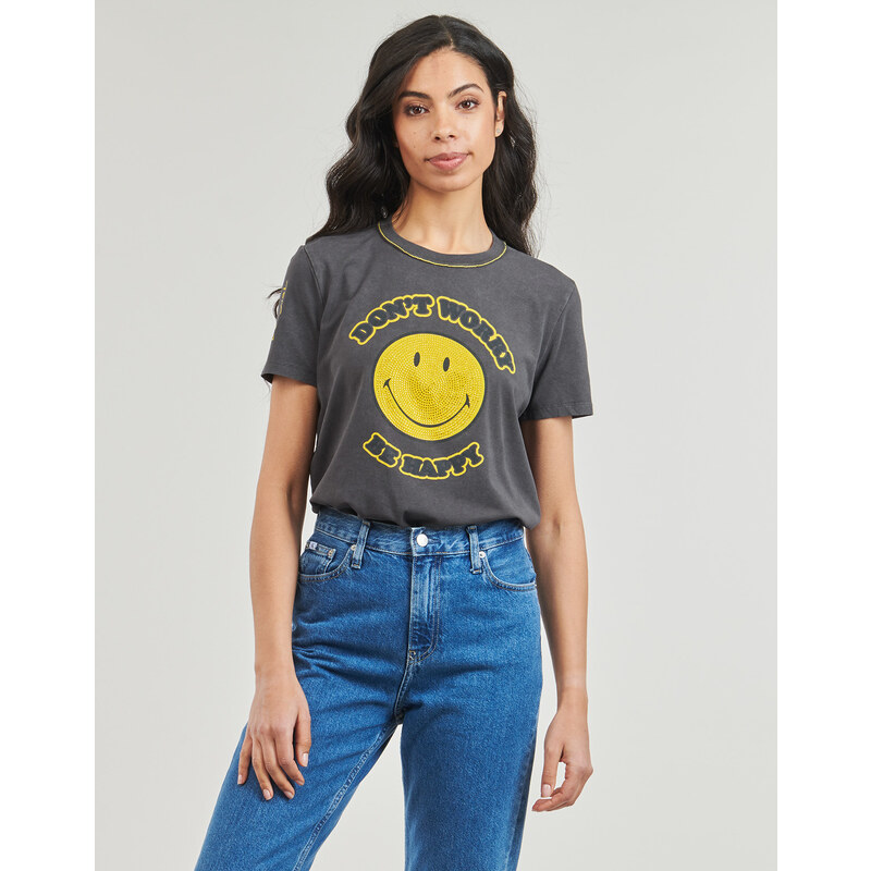 Desigual Majice s kratkimi rokavi TS_MORE SMILEY Desigual